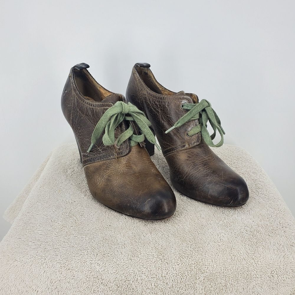 FRYE All Leather Miranda Lace Bootie Size 7